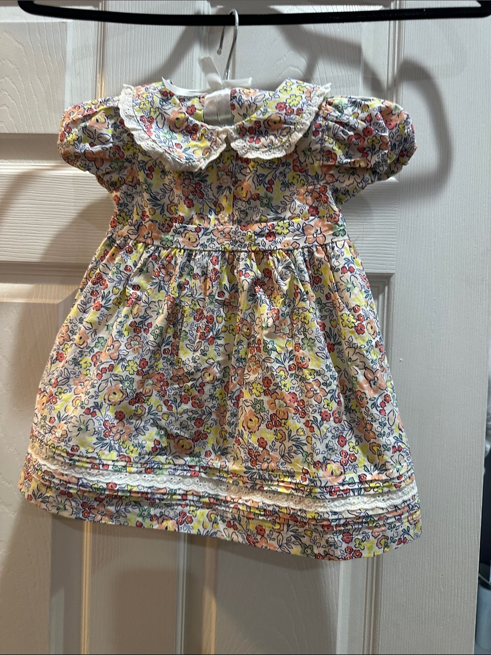 Catherine Malandrino Multicolor Floral Baby Dress